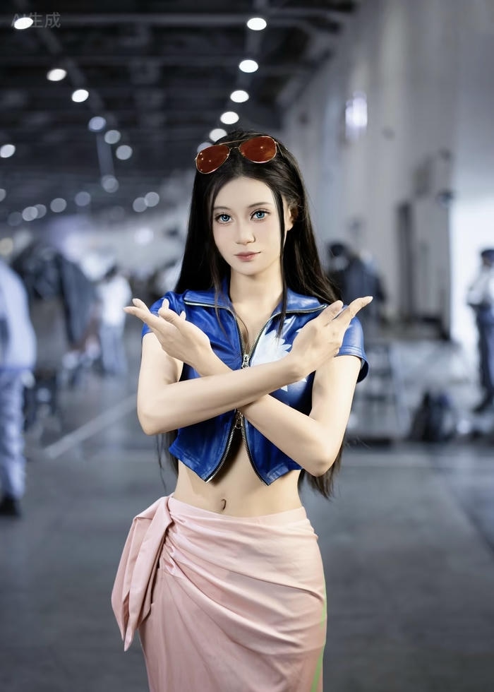 Hình cosplay robin thể hiện phong cách nhân vật riêng