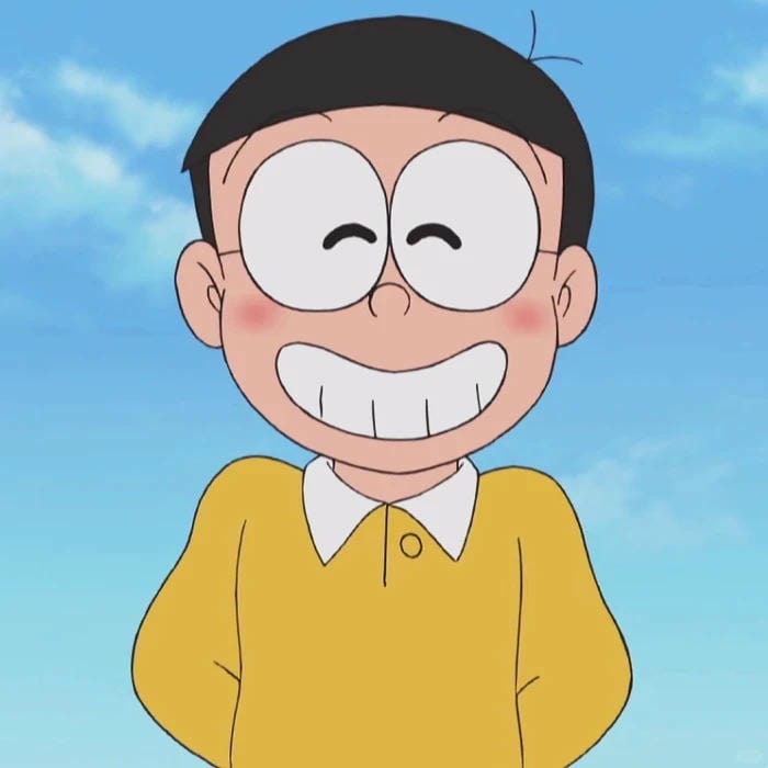 ảnh Nobita nụ cười tuổi thơ
