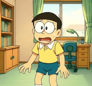 ảnh Nobita phong cách hoạt hình