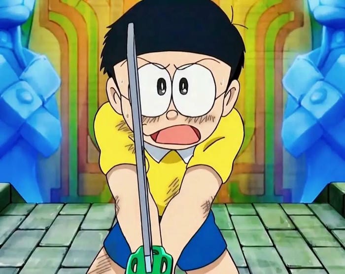 ảnh Nobita thần thái dễ thương