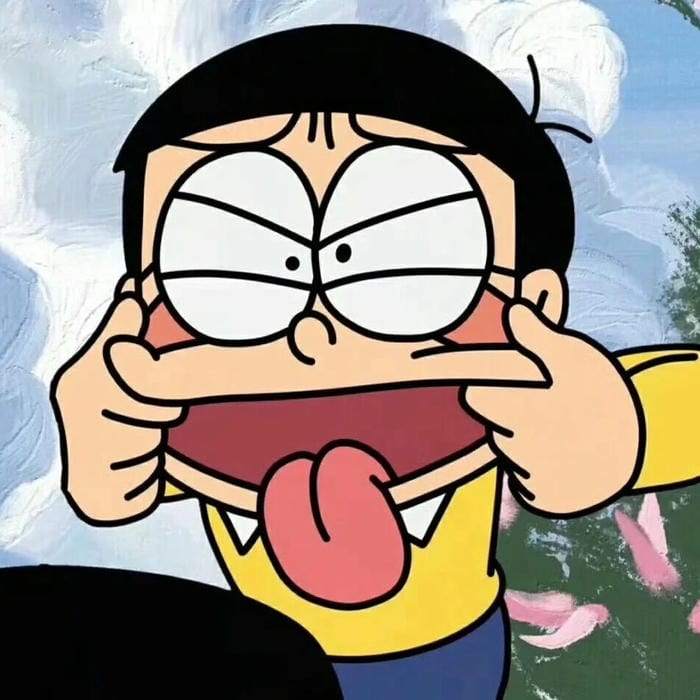 ảnh anime Nobita hài hước tuổi thơ