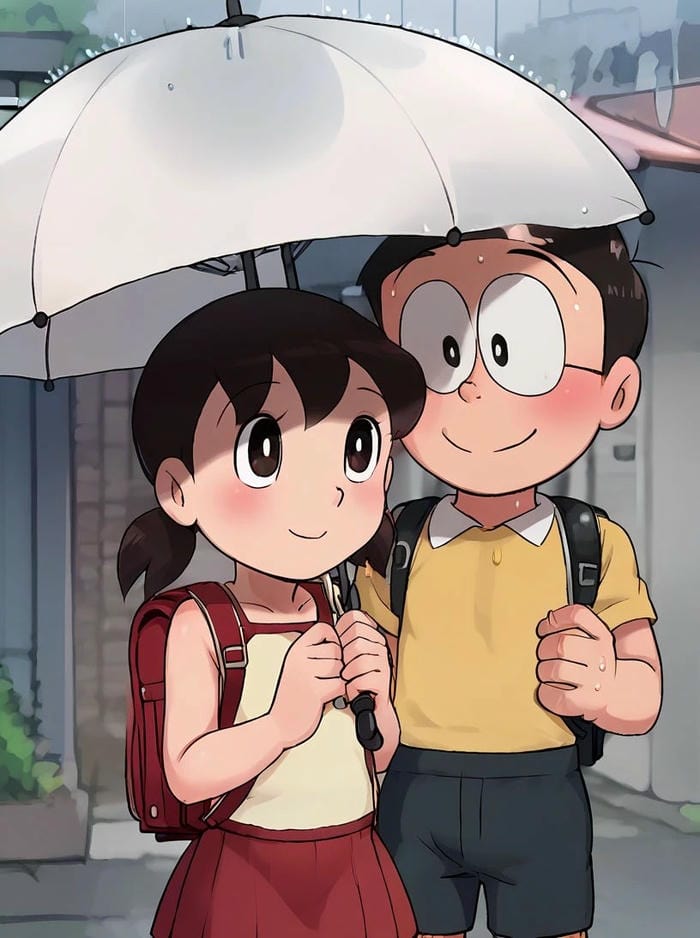 ảnh anime Nobita người bạn tốt