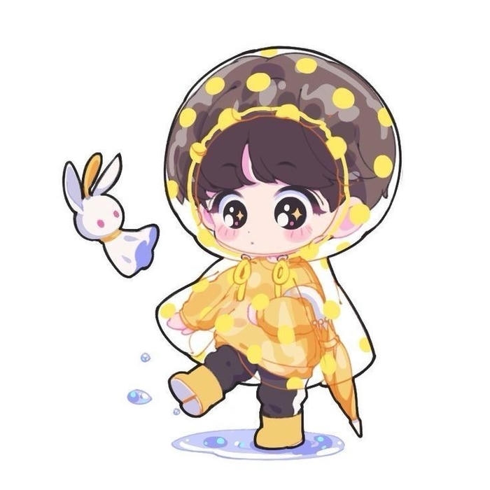 ảnh chibi bé trai mang nét ngộ nghĩnh tự nhiên