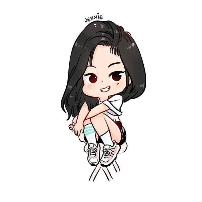 ảnh jennie chibi xây dựng hình tượng chibi