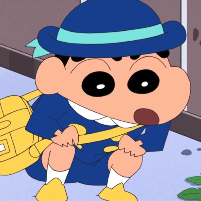 ảnh shin cậu bé bút chì avatar dễ thương