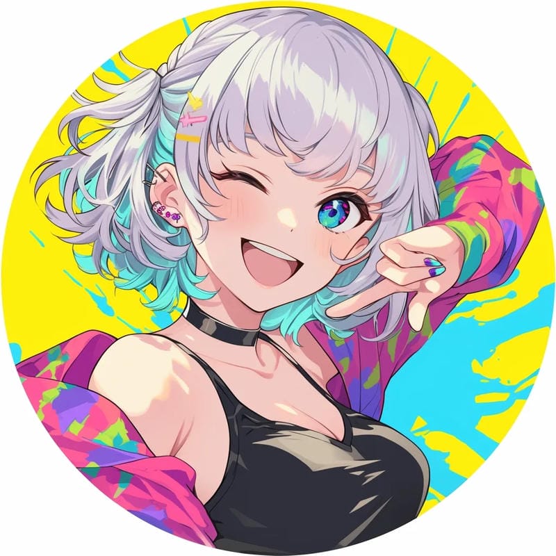 avatar anime nữ cá tính cool girl