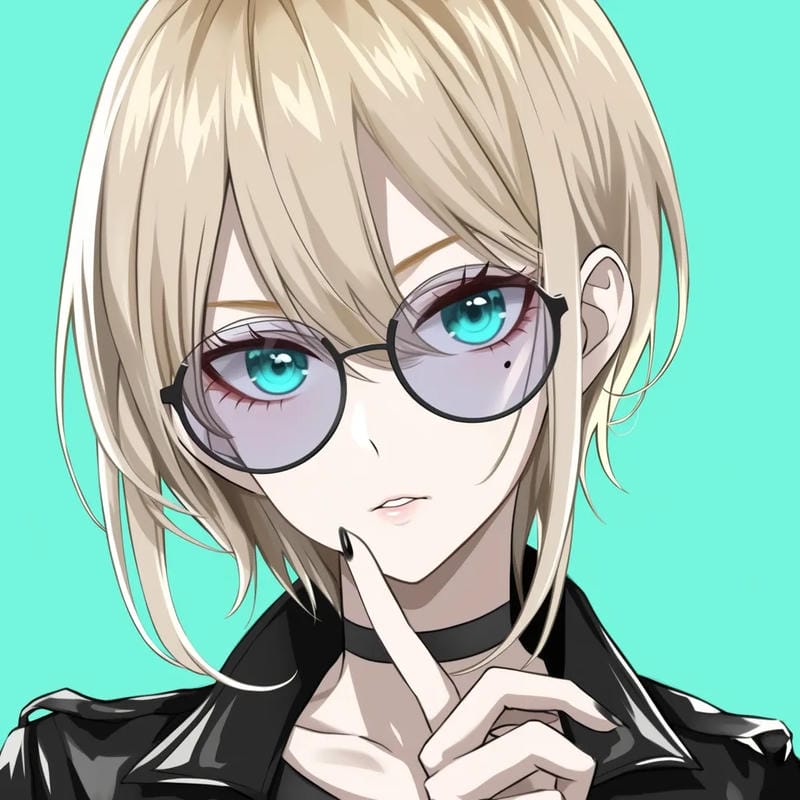 avatar anime nữ ngầu lạnh lùng ánh mắt sắc