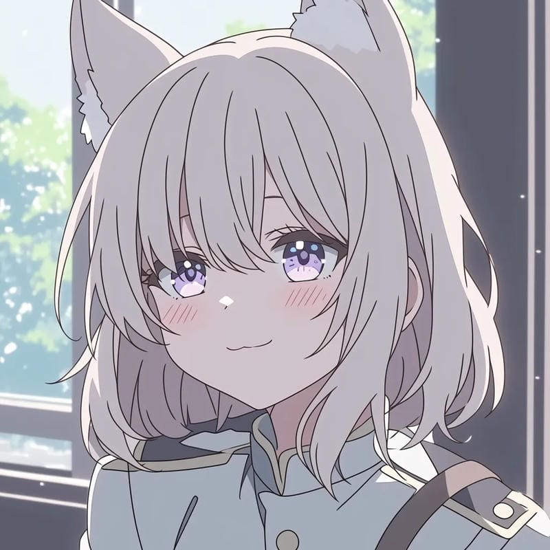 avatar anime nữ ngầu lạnh lùng ánh nhìn xa