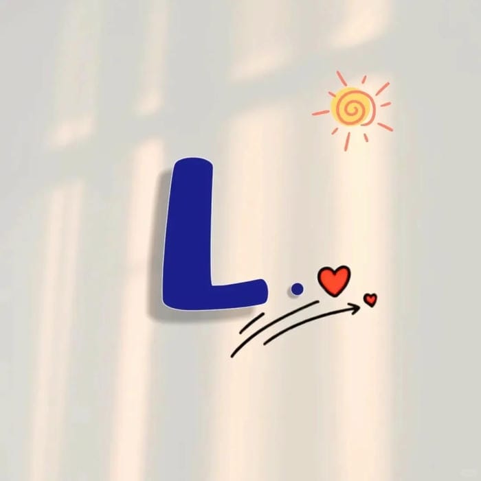 avatar chữ l bố cục cân đối