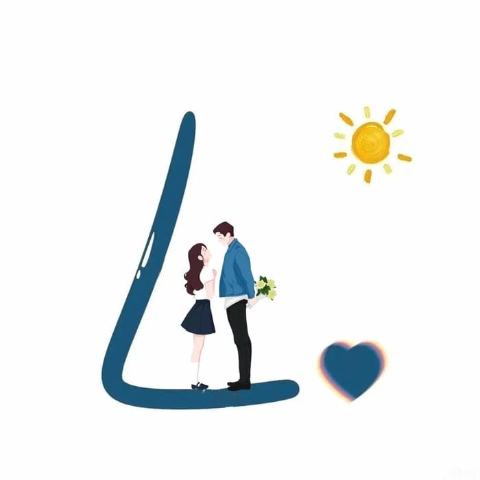 avatar chữ l dành cho cặp đôi