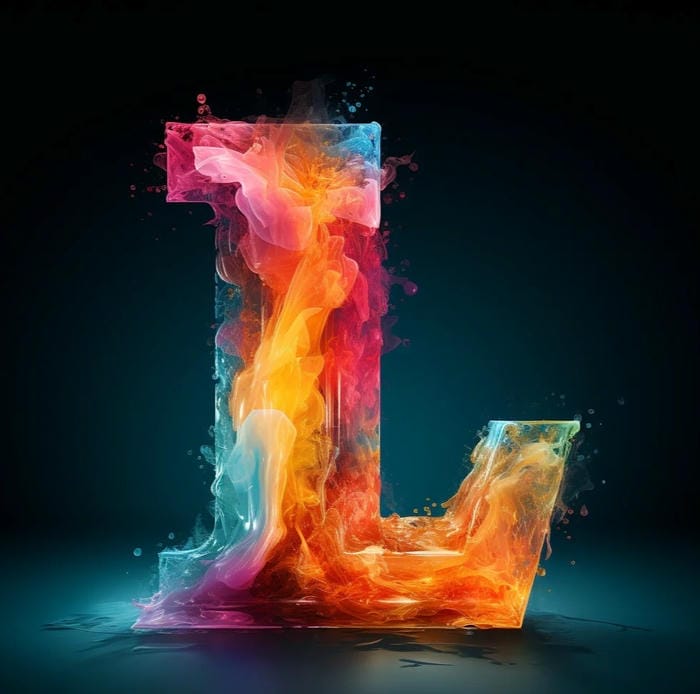 avatar chữ l đơn giản tinh tế