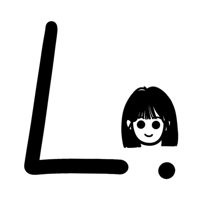 avatar chữ l thiết kế sang trọng