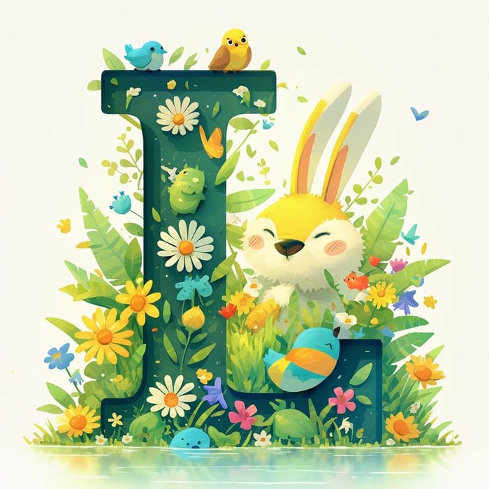 avatar chữ l thiết kế tinh tế