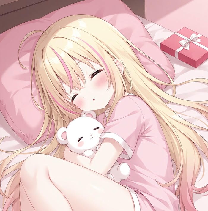 avatar cute nữ nét vẽ mềm mại