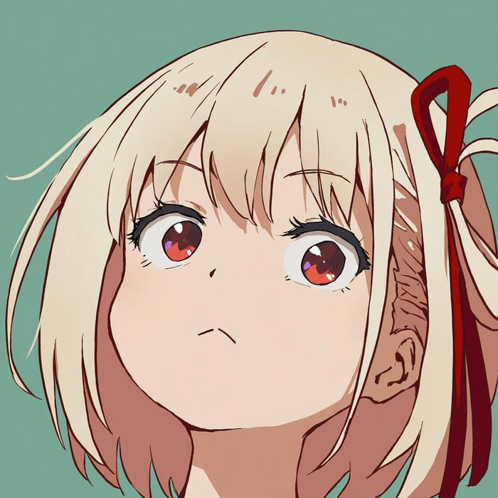 avatar nữ đáng yêu nét mặt hiền