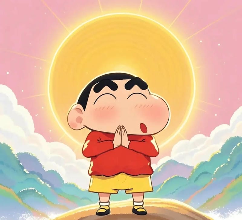 avatar shin cậu bé bút chì biểu cảm cute