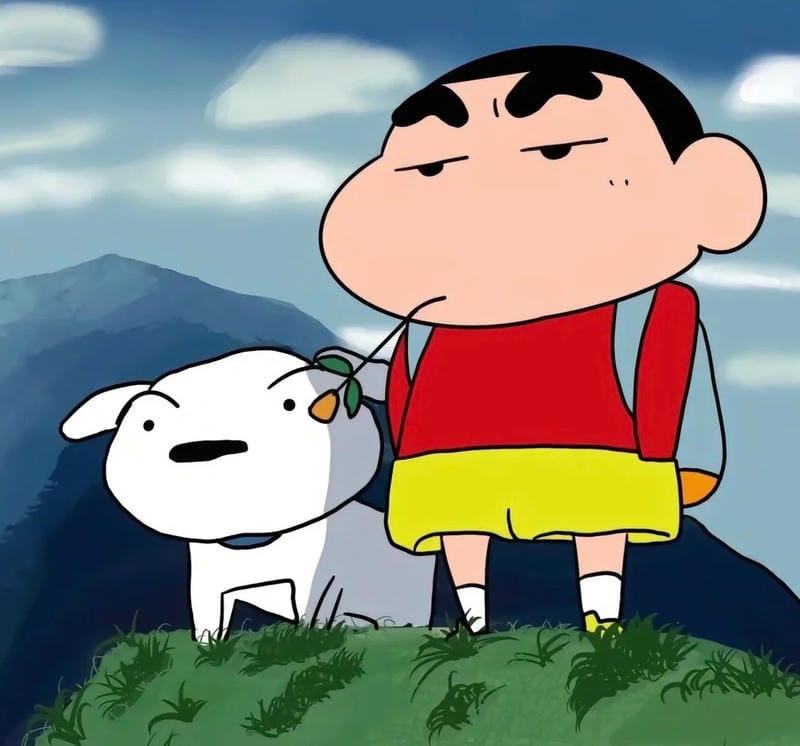 avatar shin cậu bé bút chì hài hước