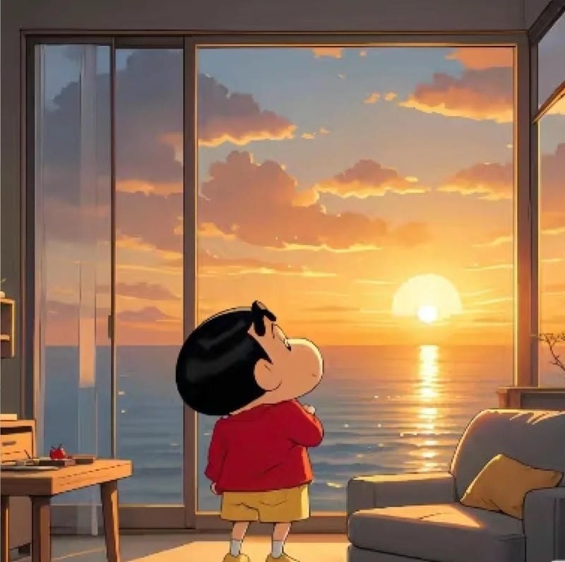 avatar shin cậu bé bút chì phong cách chibi