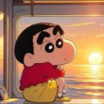 avatar shin cậu bé bút chì tạo hình vui vẻ