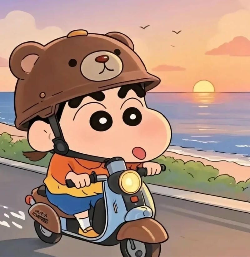 avatar shin cậu bé bút chì vibe tuổi thơ