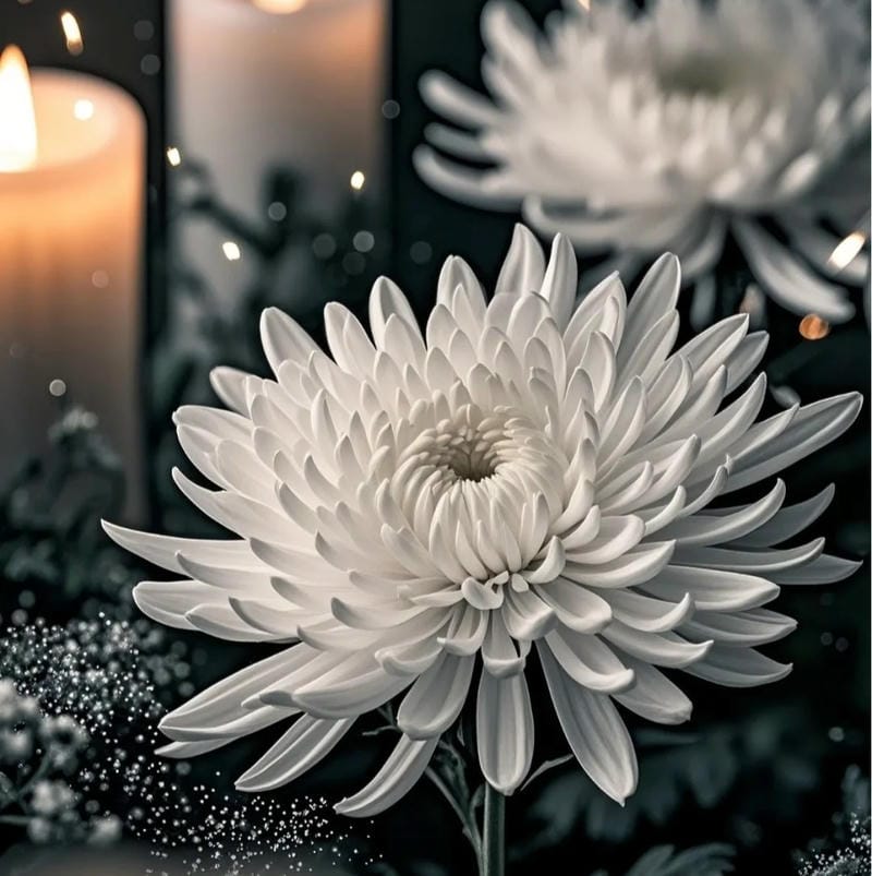 avatar tang lễ trang nghiêm sắc đen trắng