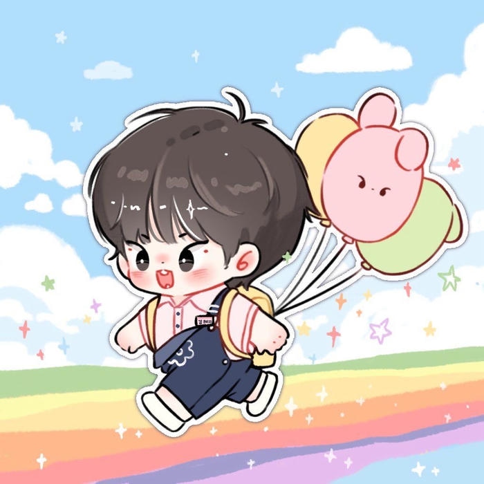 bức ảnh chibi bé trai mang vẻ đáng mến