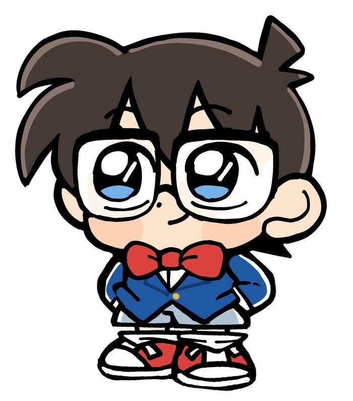 bức ảnh conan chibi cute dành cho sưu tầm
