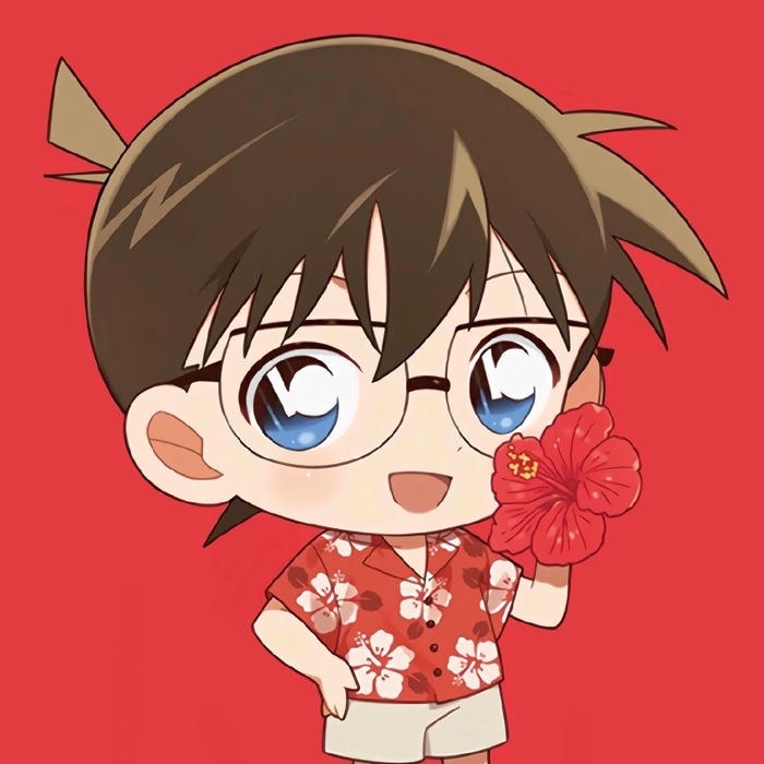 bức ảnh conan chibi cute nhân vật truyện tranh