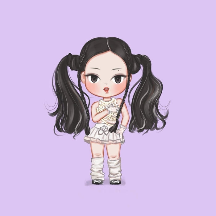 bức ảnh jennie chibi dùng cho trang cá nhân