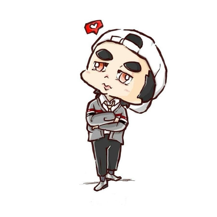 bức ảnh sơn tùng chibi mang nét hiện đại