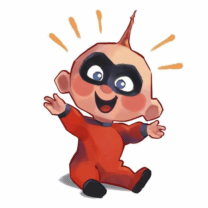 bức hình em bé chibi em bé siêu nhân