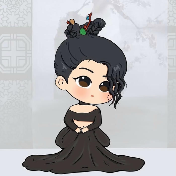 bức hình jisoo chibi hình dáng nhỏ gọn rõ ràng