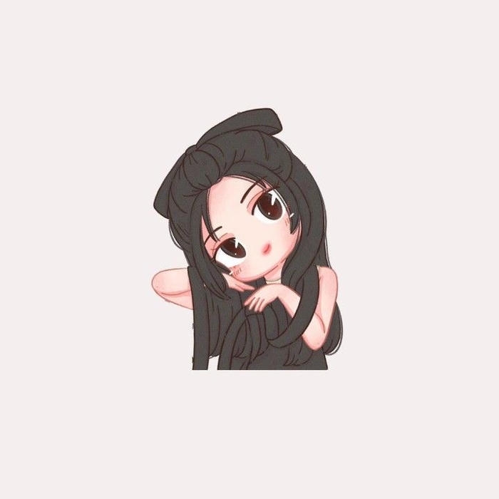 bức hình jisoo chibi nét mặt dịu dàng dễ chịu