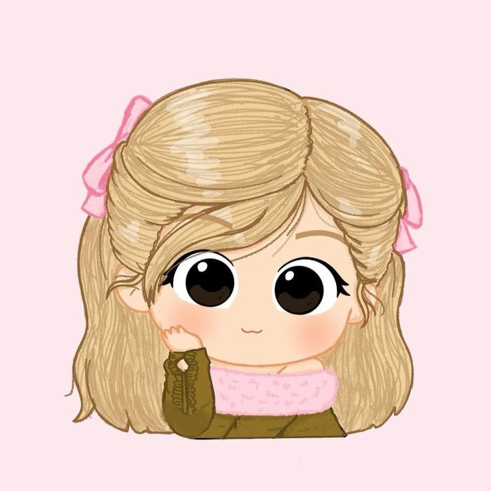 bức hình rose chibi dành cho người yêu blackpink