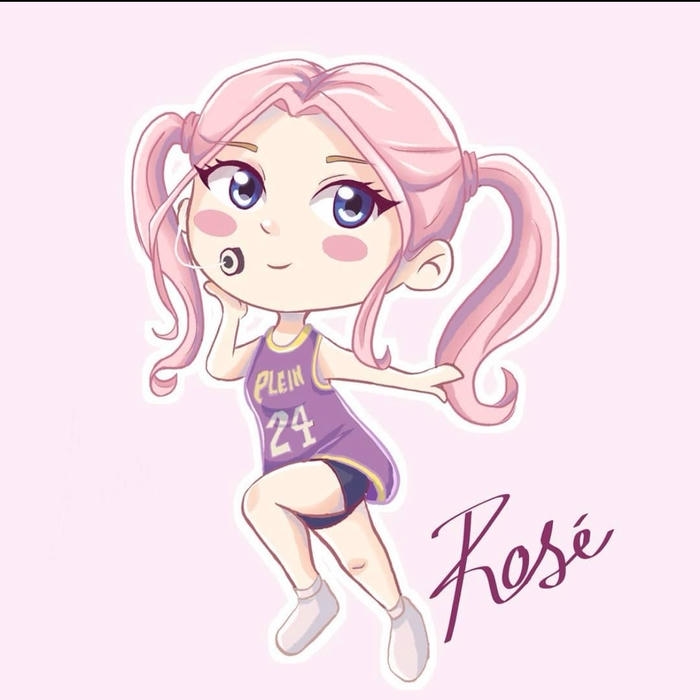 bức hình rose chibi lấy ý tưởng từ sân khấu