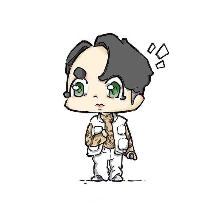 bức hình sơn tùng chibi phù hợp người sưu tầm