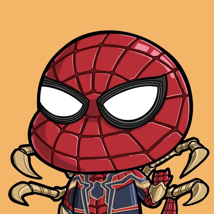 bức hình spider man chibi hình ảnh anh hùng quen thuộc
