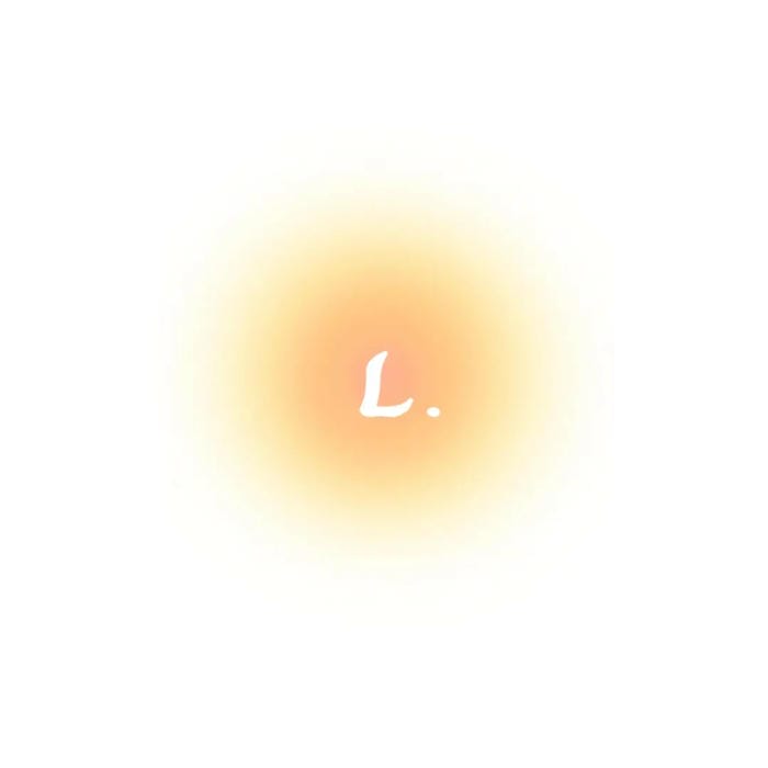 chữ l avatar nền đơn sắc đẹp