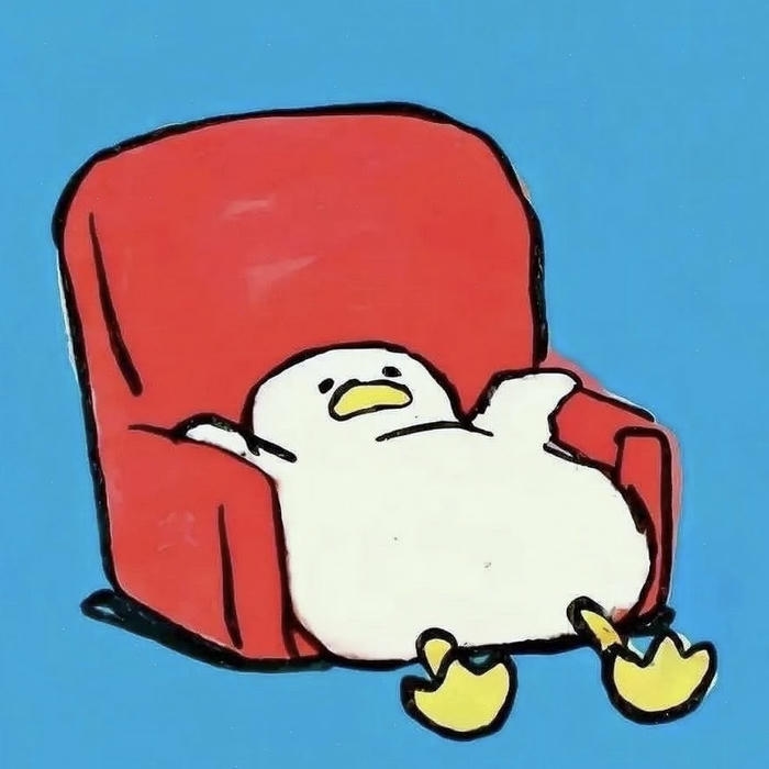 chú vịt lười biếng meme avatar