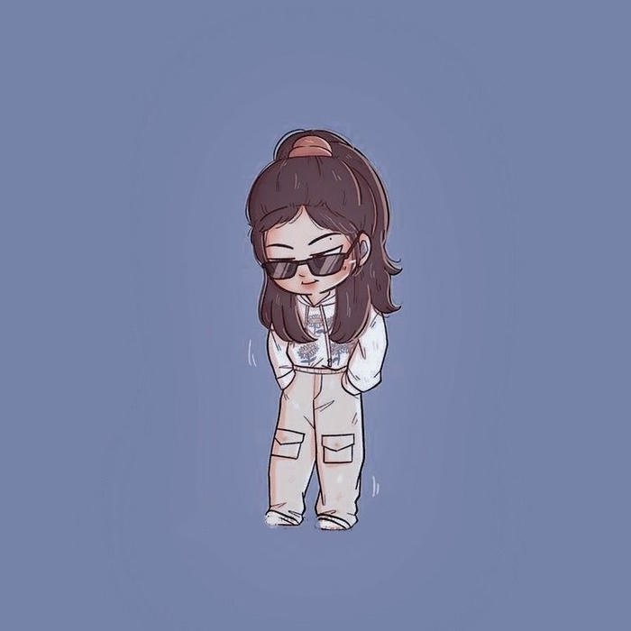 hình ảnh jennie chibi dùng cho bộ ảnh fanart