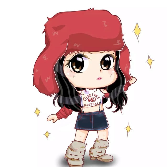 hình ảnh jennie chibi tạo hình đơn lẻ