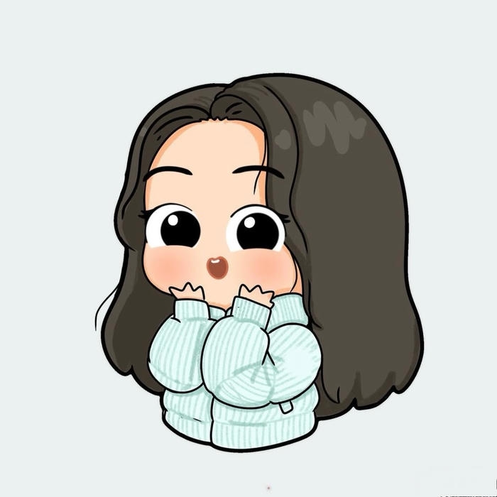 hình ảnh jisoo chibi ánh mắt to tròn rõ nét