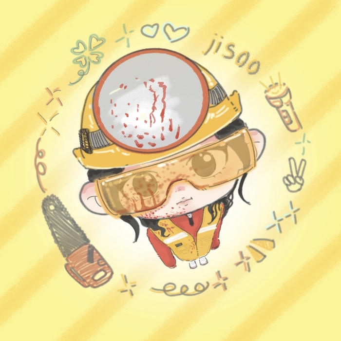 hình ảnh jisoo chibi khuôn mặt tròn hài hòa