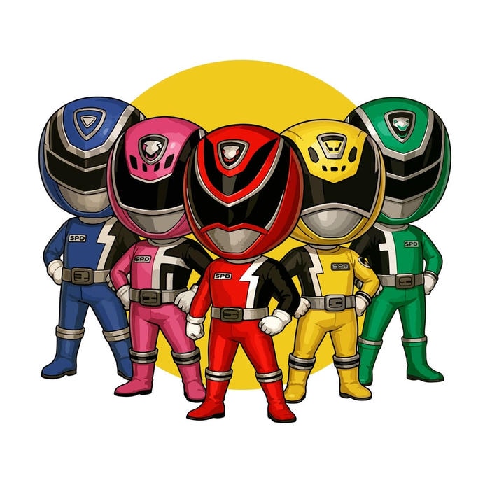 hình ảnh siêu nhân gao chibi mang dấu ấn loạt phim