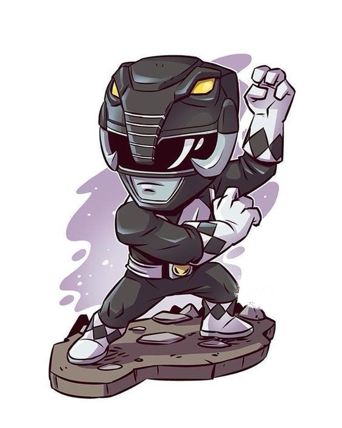 hình ảnh siêu nhân gao chibi thể hiện phiên bản thu nhỏ