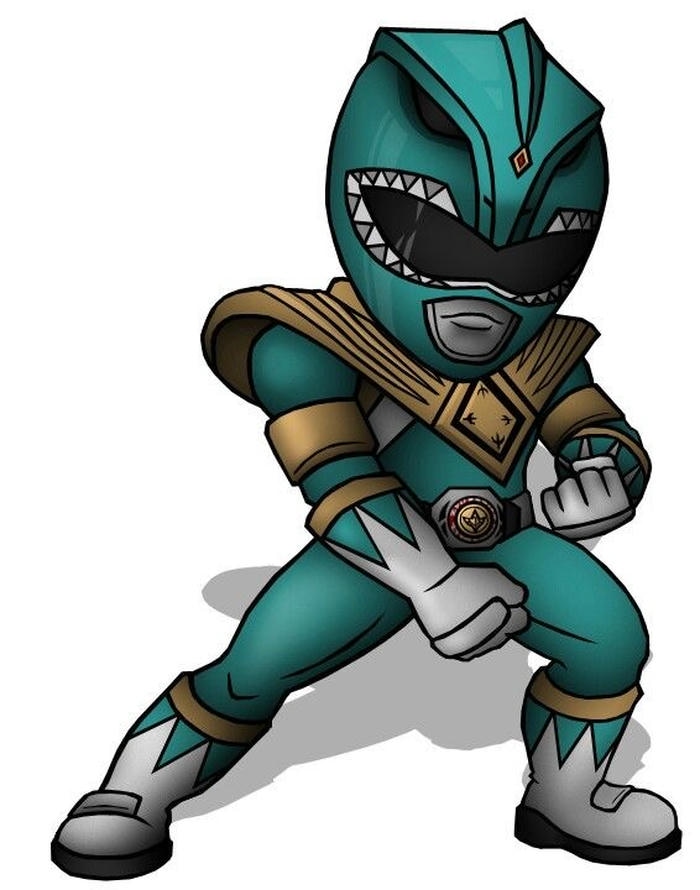 hình ảnh siêu nhân gao chibi với dáng đứng sinh động