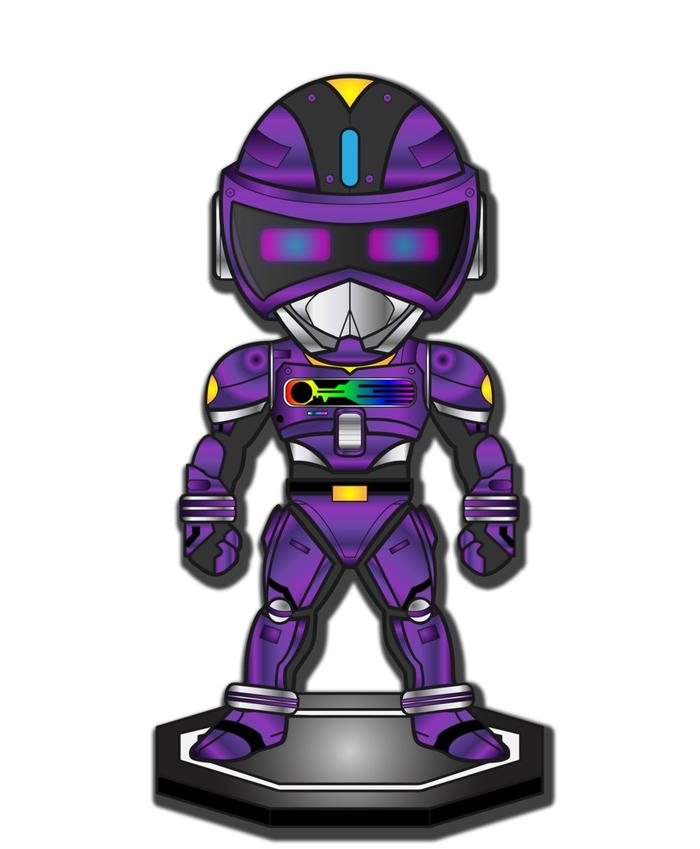 hình ảnh siêu nhân gao chibi với tạo hình dễ nhận ra