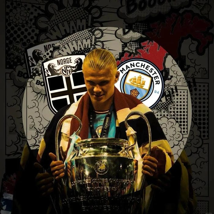 hình avatar bóng đá nhận cup chiến thắng