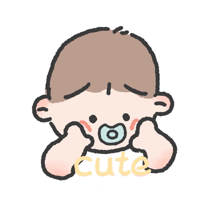 hình em bé chibi tái hiện em bé mới chào đời