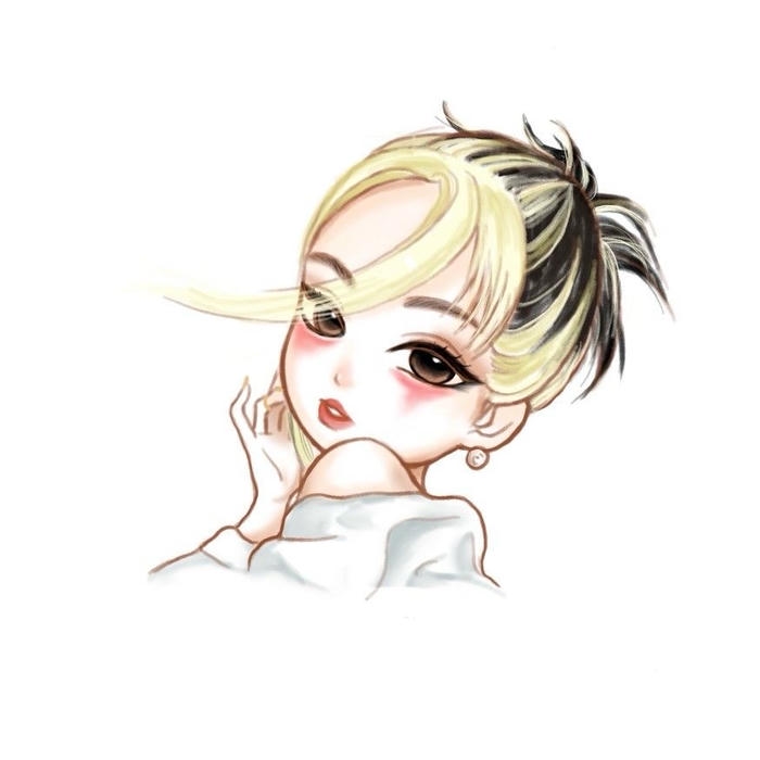 hình jennie chibi tạo hình gọn gàng